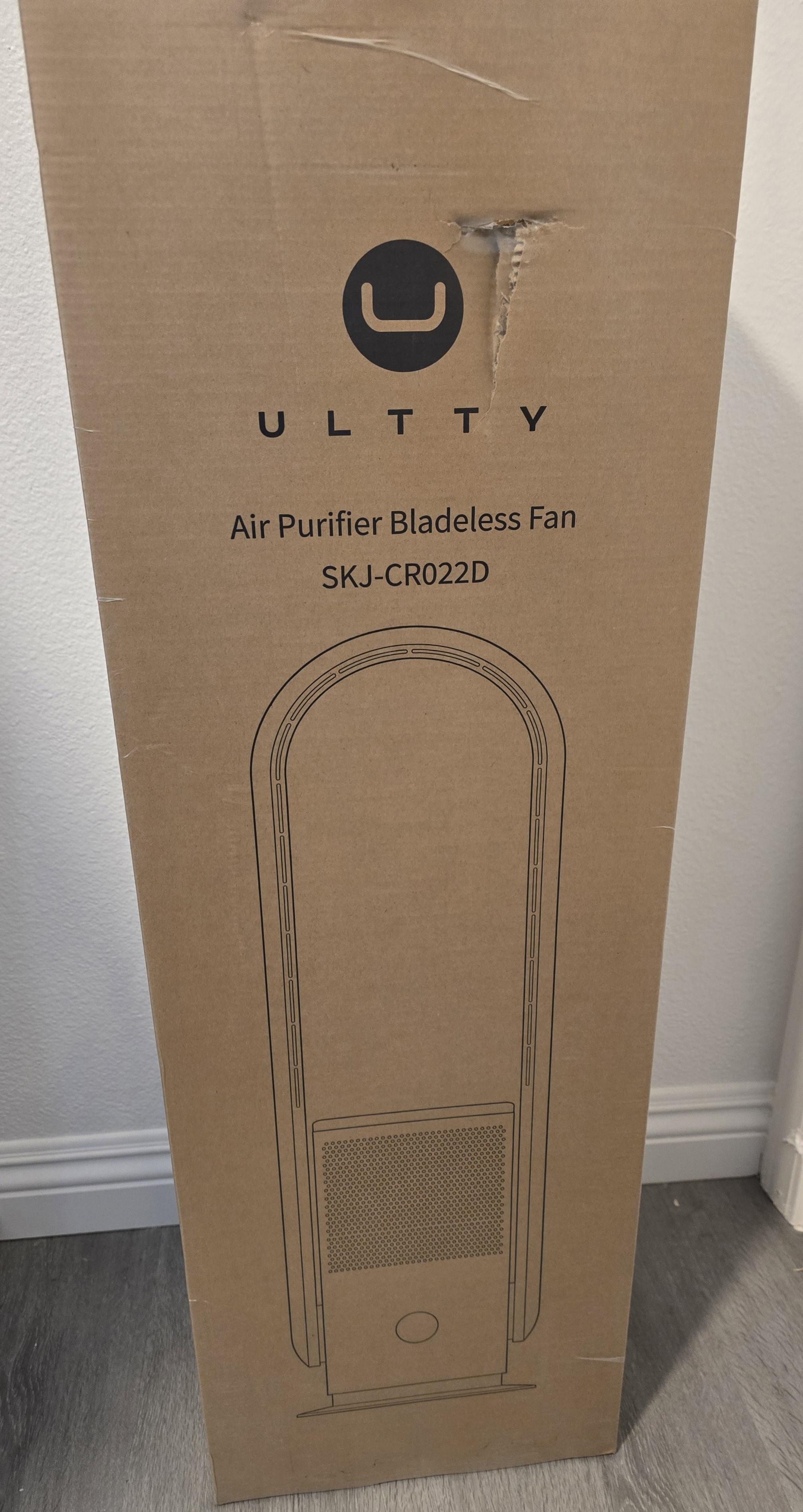 ULTTY Air Purifier Bladeless Fan